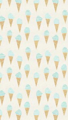 Rollo Fenster in Form von Eiscreme in einer Waffel