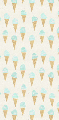 Rollo Fenster in Form von Eiscreme in einer Waffel