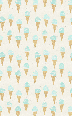 Rollo Fenster in Form von Eiscreme in einer Waffel