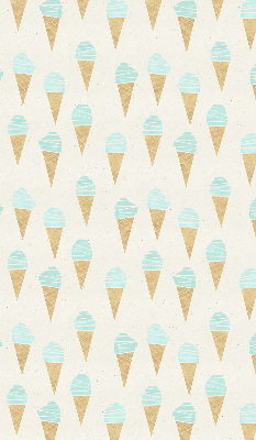 Rollo Fenster in Form von Eiscreme in einer Waffel