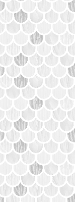 Fensterrollo in Graustufen