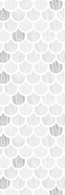 Fensterrollo in Graustufen