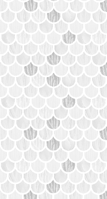 Fensterrollo in Graustufen
