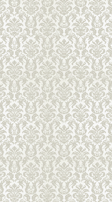 Fensterrollo innen in Beige mit Muster