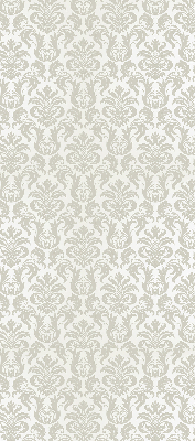 Fensterrollo innen in Beige mit Muster