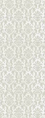 Fensterrollo innen in Beige mit Muster