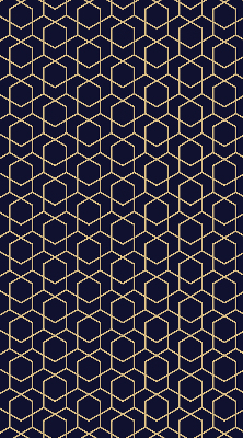Fensterrollo mit 3D-Würfel-Muster