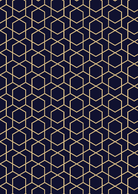 Fensterrollo mit 3D-Würfel-Muster