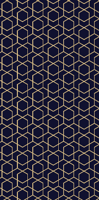 Fensterrollo mit 3D-Würfel-Muster