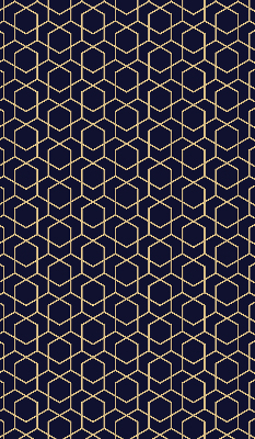 Fensterrollo mit 3D-Würfel-Muster