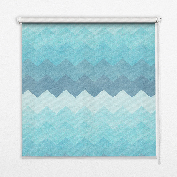 Rollo Fenster bemalte Berge