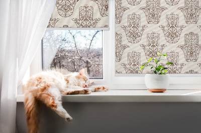 Fensterrollo innen muster