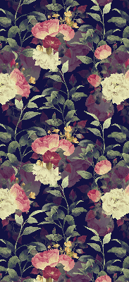 Rollo Fenster blumen