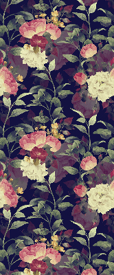 Rollo Fenster blumen