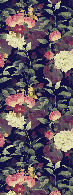 Rollo Fenster blumen