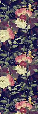Rollo Fenster blumen