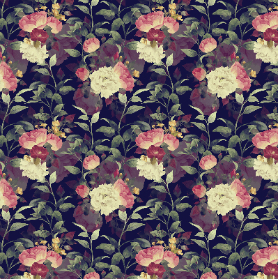 Rollo Fenster blumen