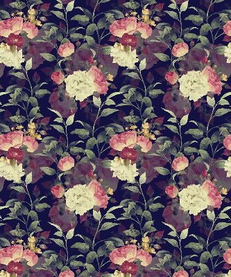 Rollo Fenster blumen