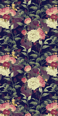 Rollo Fenster blumen