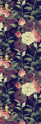 Rollo Fenster blumen