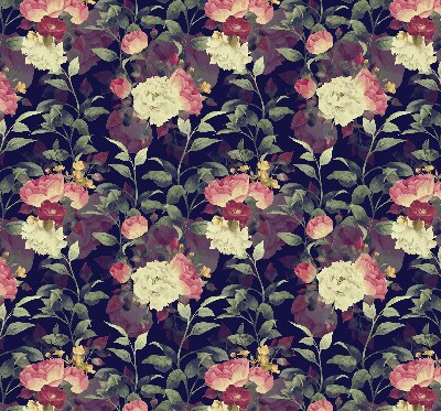 Rollo Fenster blumen
