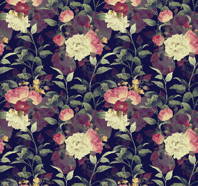 Rollo Fenster blumen