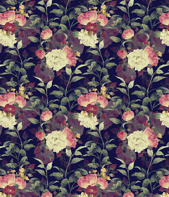 Rollo Fenster blumen