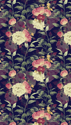 Rollo Fenster blumen