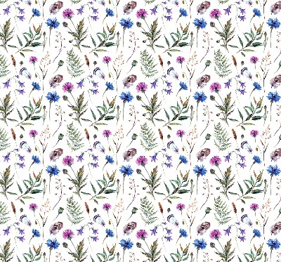 Rollo Fenster in bunten Blumen