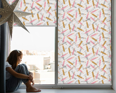 Buntstifte für Fensterrolle