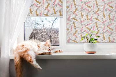 Buntstifte für Fensterrolle