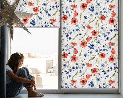 Fensterrollo innen mohn