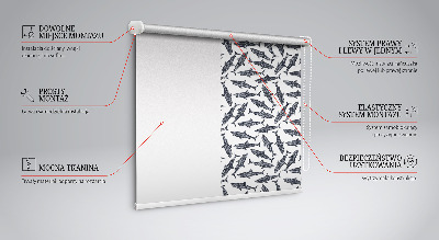 Fensterrollo innen für Haie