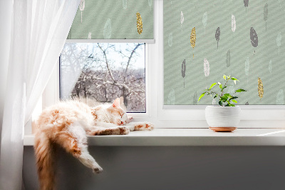 Fensterrollo innen in bunten Farben