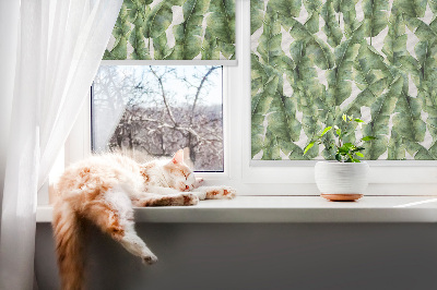 Fensterrollo innen blätter