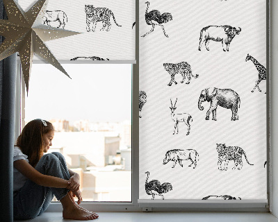 Rollo Fenster Tiere