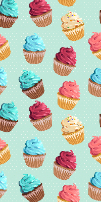 Fensterrollo Cupcakes