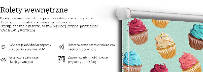 Fensterrollo Cupcakes