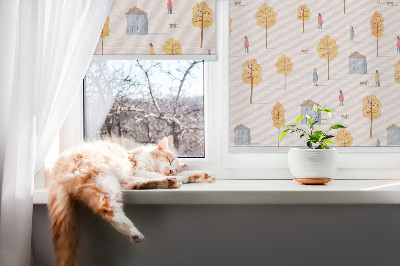 Fensterrollo innen