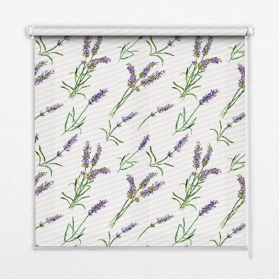 Fensterrollo innen in Lavendel