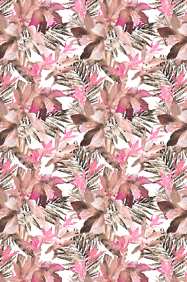 Fensterrollo in Rosa mit Blütenmuster