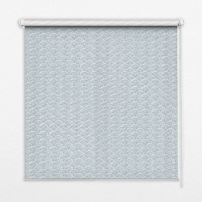 Fensterrollo innen in Halbkreisform