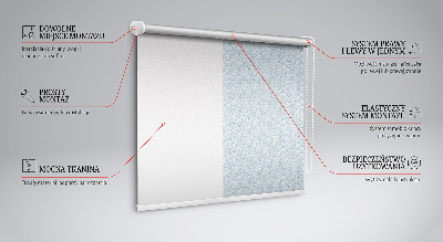 Fensterrollo innen in Halbkreisform