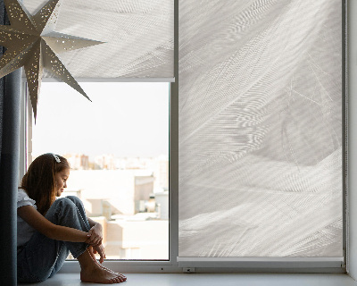 Fensterrollo mit Federn