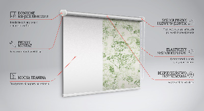 Rollo Fenster in grüner Ausführung