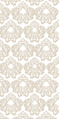 Fensterrollo innen in Beige mit Muster