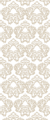 Fensterrollo innen in Beige mit Muster