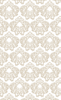 Fensterrollo innen in Beige mit Muster
