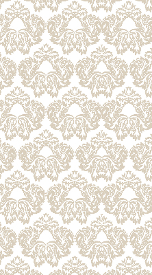 Fensterrollo innen in Beige mit Muster