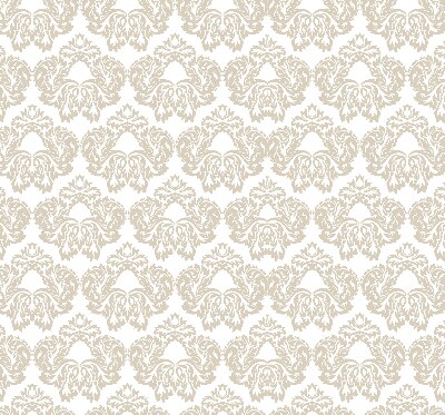 Fensterrollo innen in Beige mit Muster